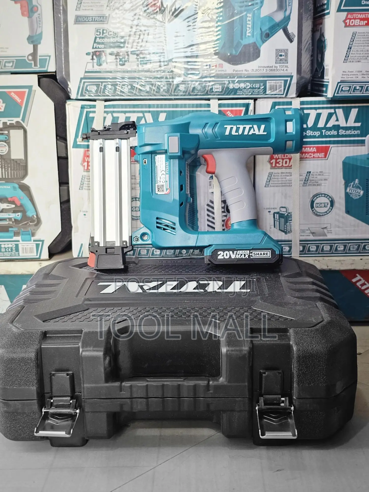 Total Nailer Gun, Set Cordless Lithium Ion Tcbnli2001
