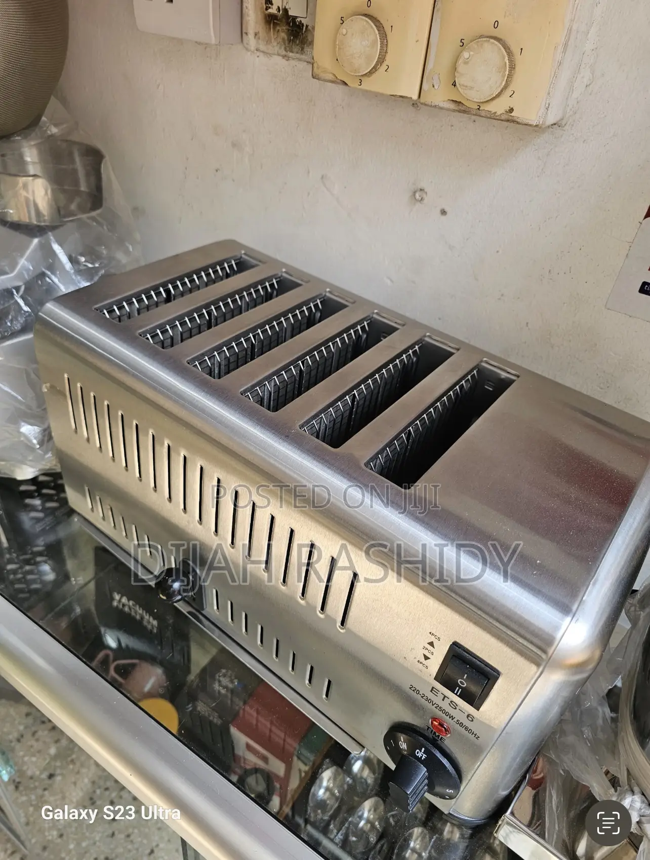 Toaster 6slices Heavy Duty