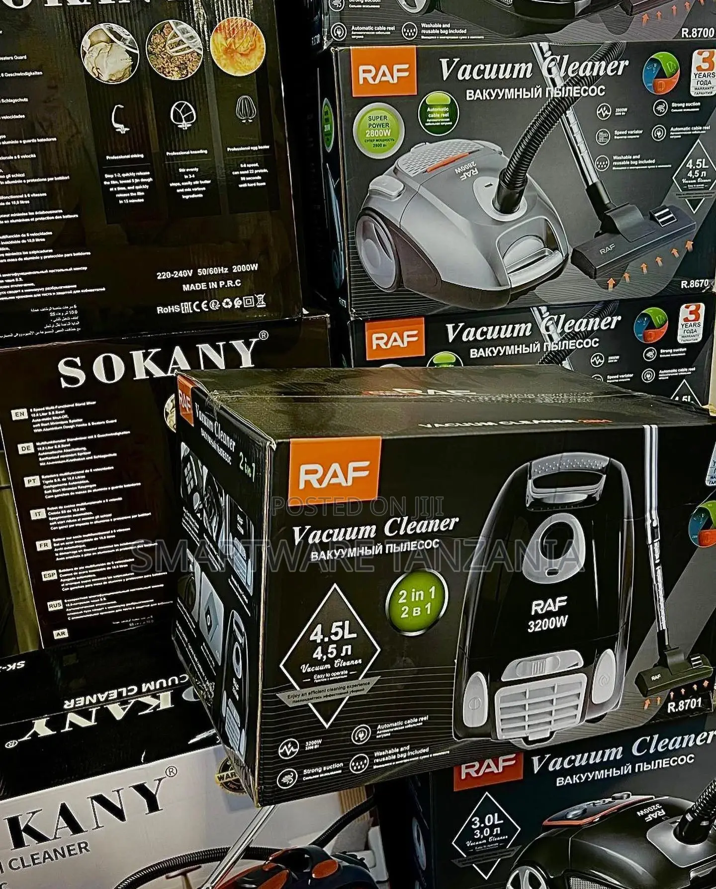 RAF Electric Vacuum Cleaner Dual Head Vacuum Cleaner 2800W