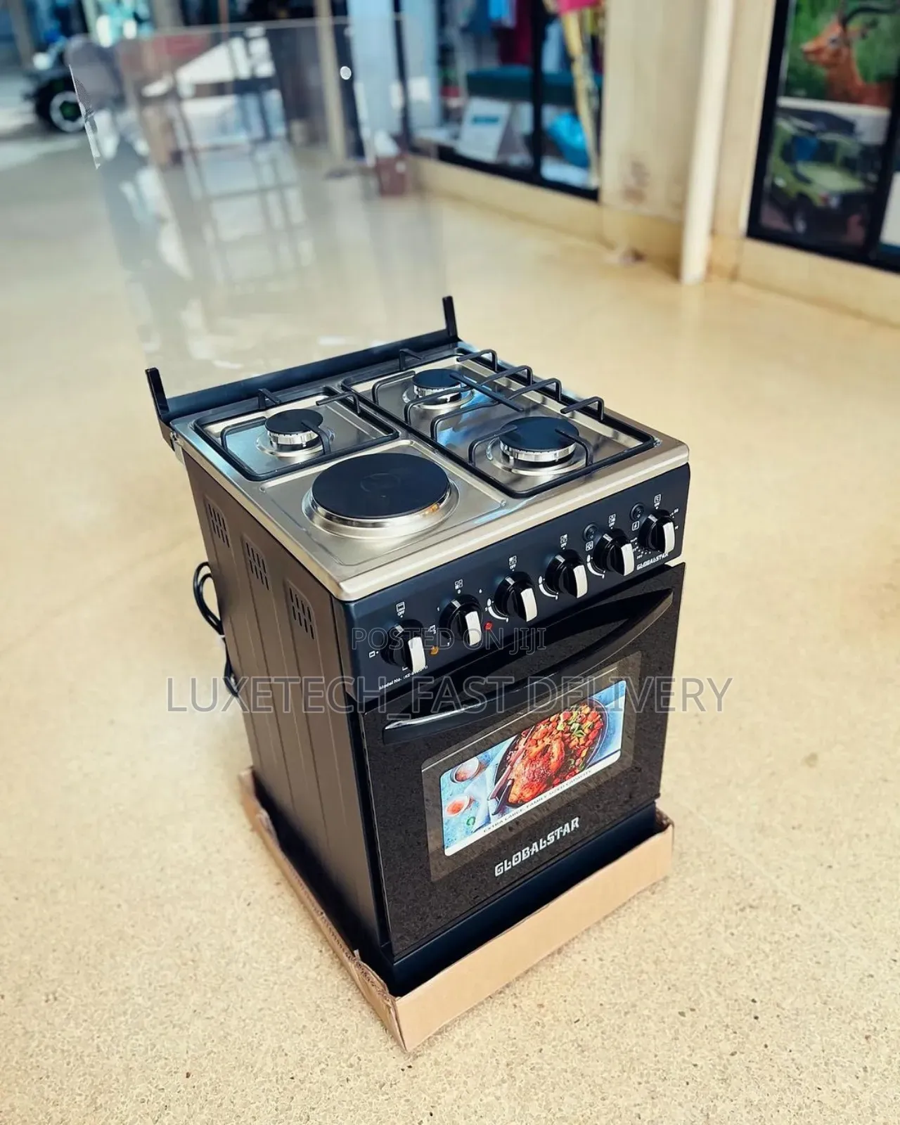Global Star Cooker 50x50 (3 Gas + 1 Electric Burner + Electric Oven)