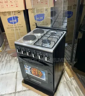 Global Star Cooker 50*50cm 2 Gas and 2 Electric Plates