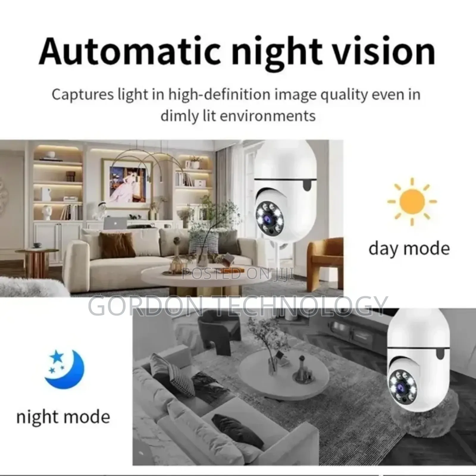 Smart Bulb(Taa Yenye CCTV Camera).