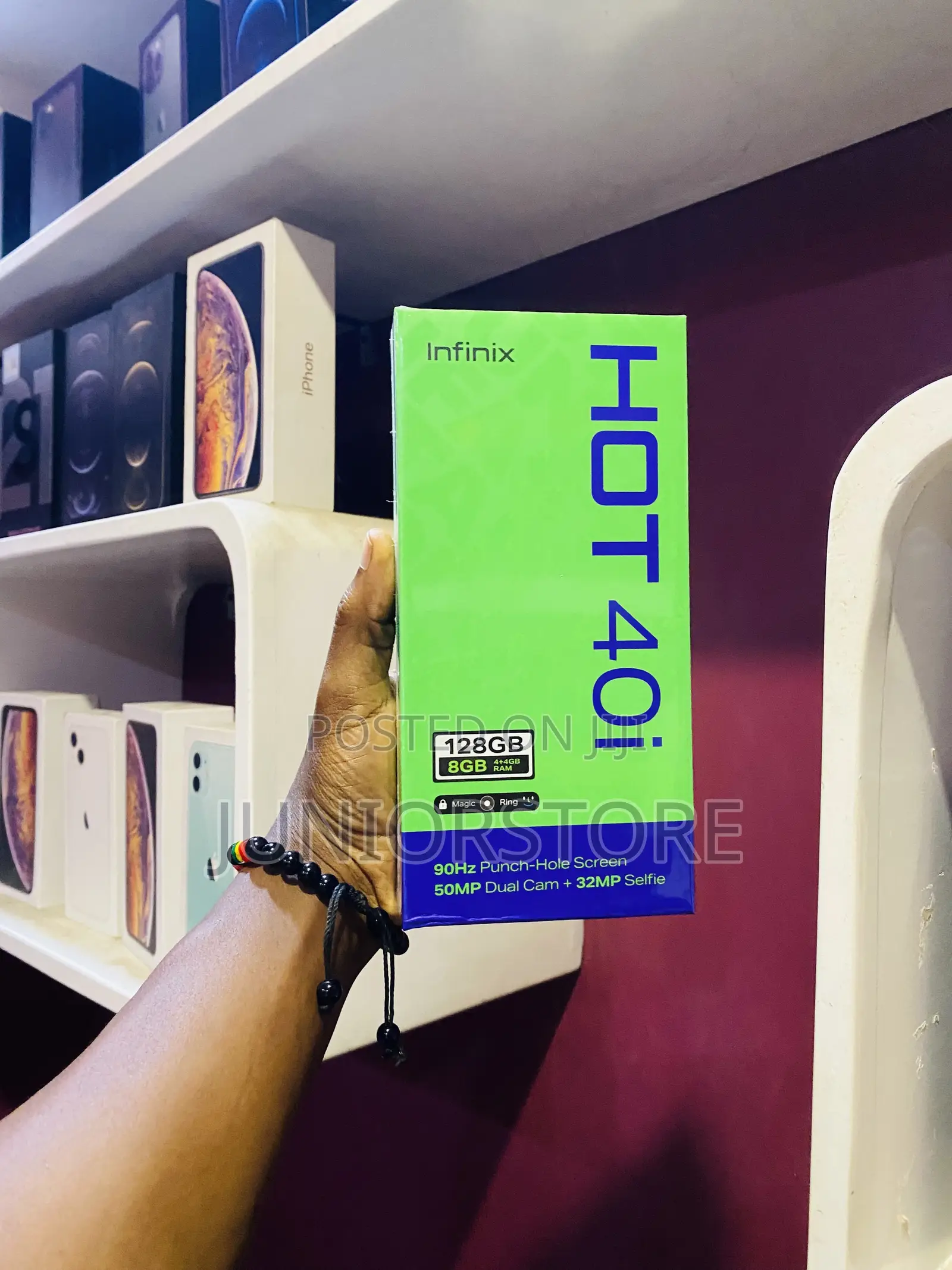 New Infinix Hot 40i 128 GB Black