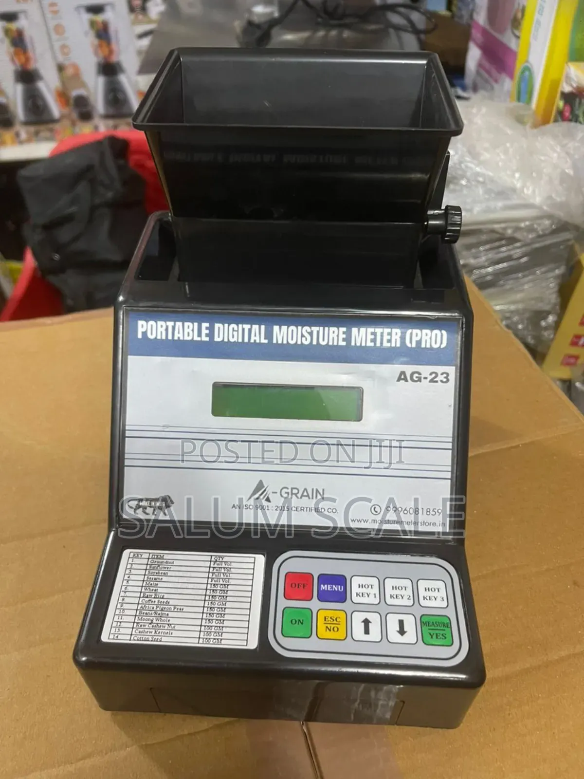 Grain Moisture Meter