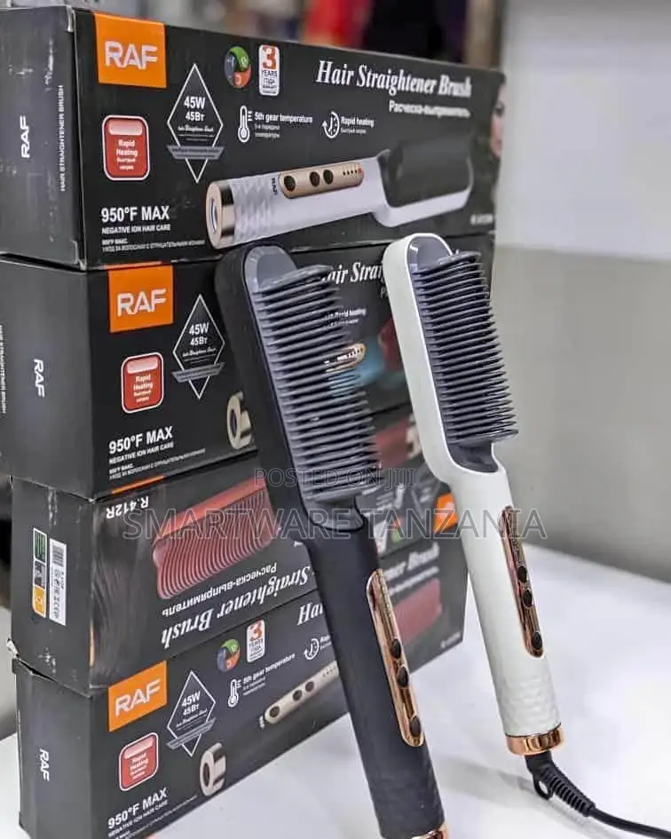 Hair Straightener Brush, Ionic Hair Straightener And Curler