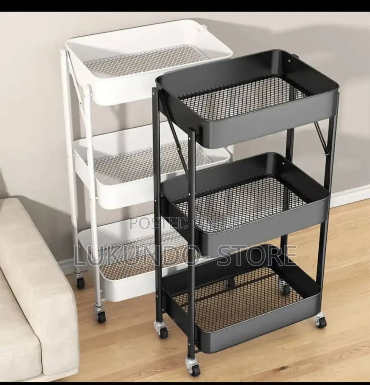 Rack Portable Folding Storage Three Layer