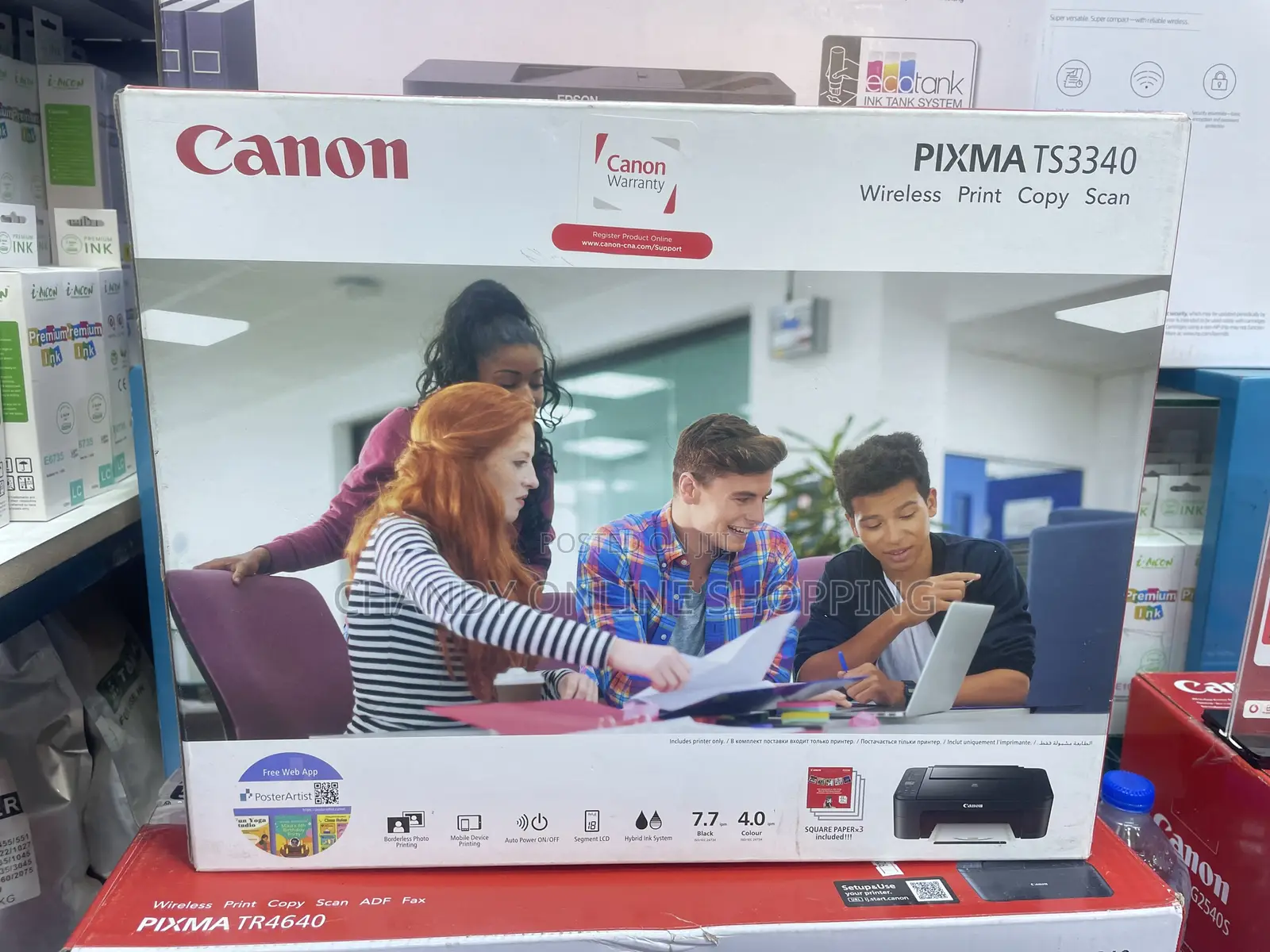 CANON PIXMA TS3340 Print, Copy , Scan and Wifi