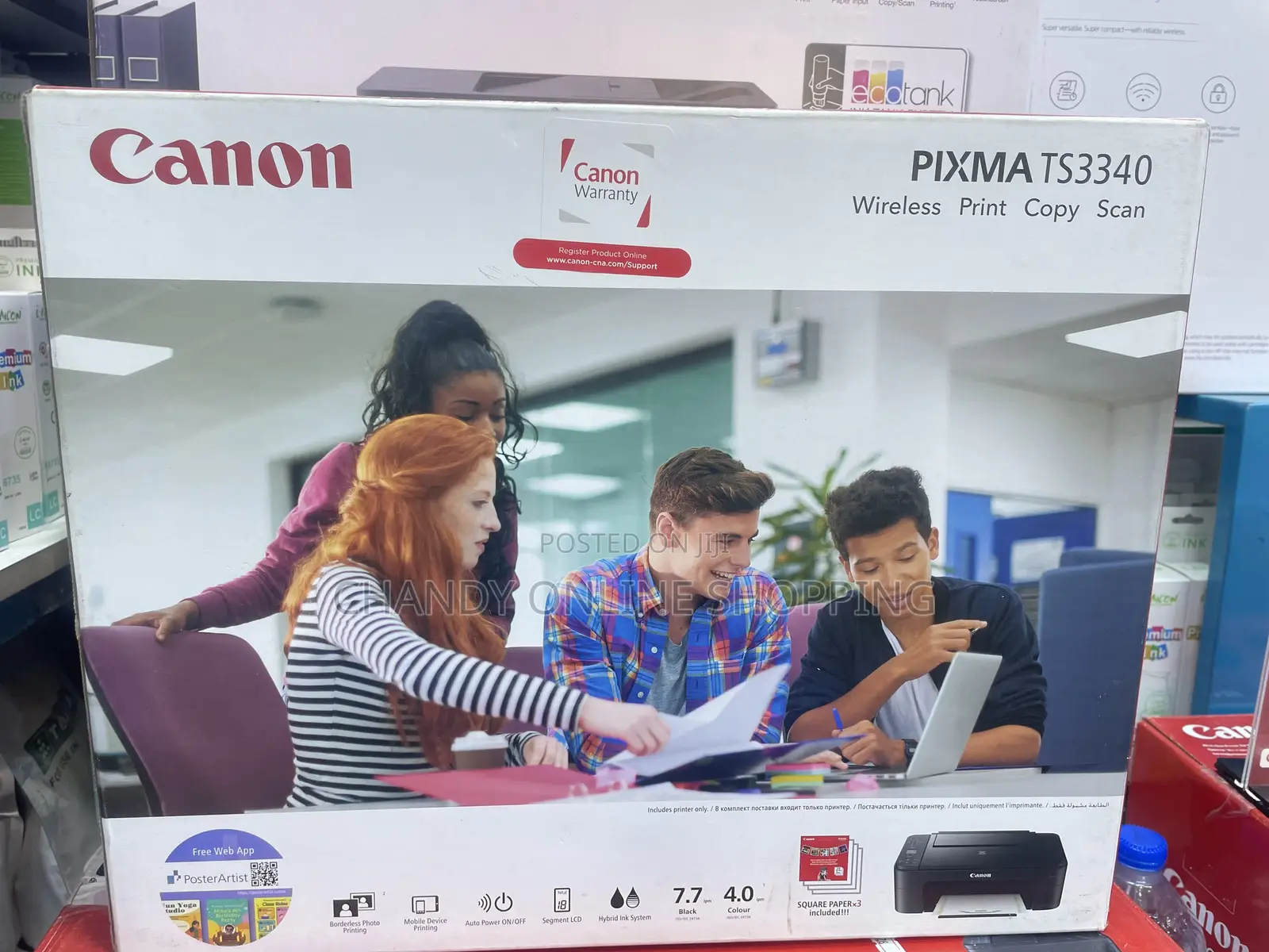 CANON PIXMA TS3340 Print, Copy , Scan and Wifi