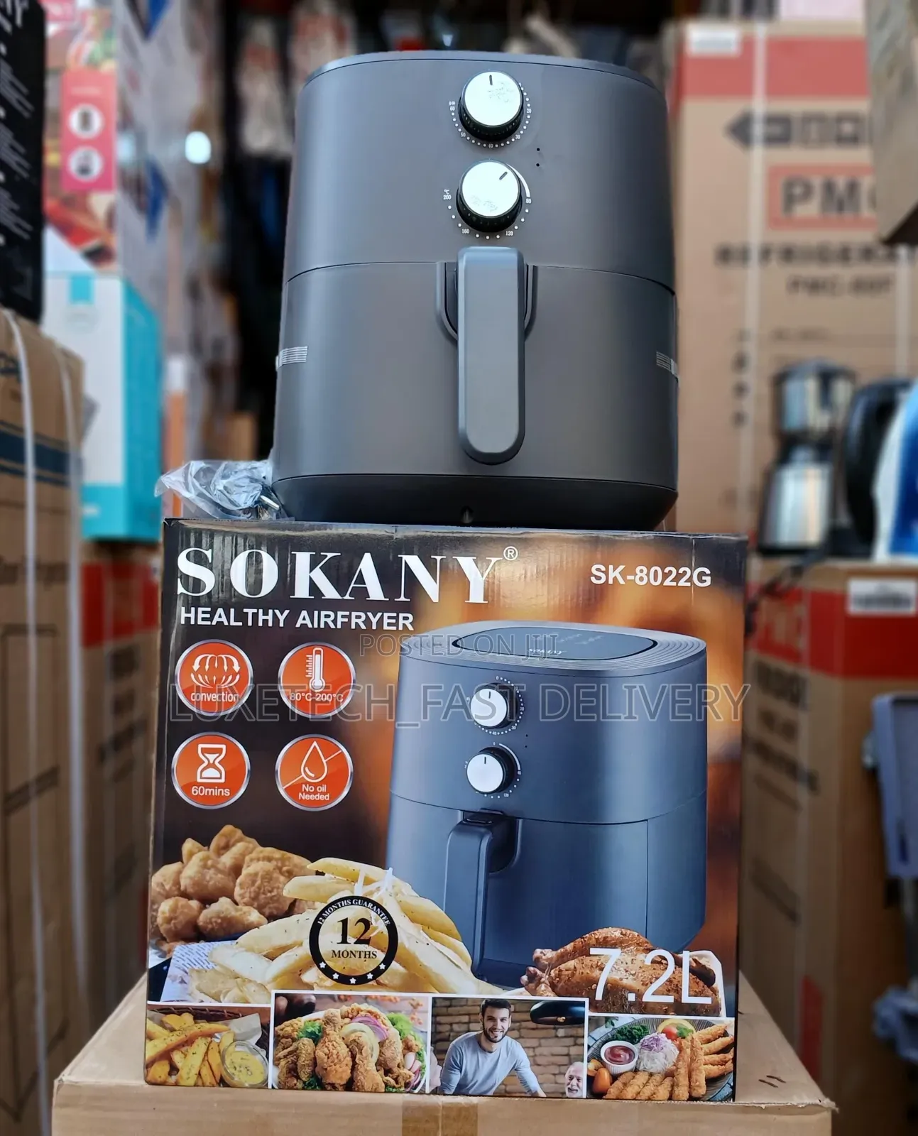 Sokany Healthy Airfryer 7.2l