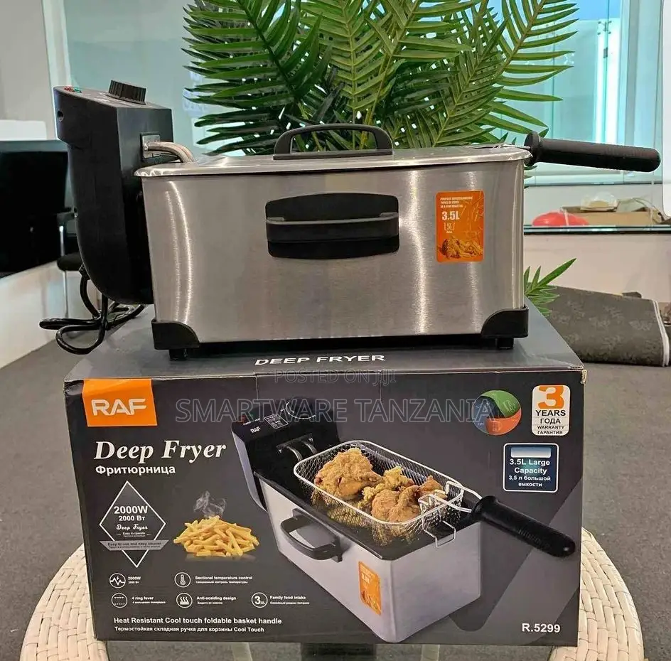 Compact Mini Deep Fat Fryer 3.5L With Temperature Control