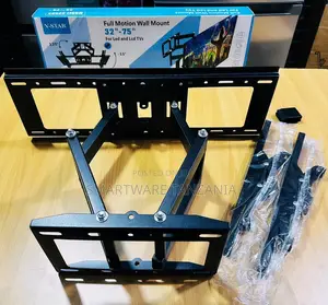 32-75" Strong Arm Full Motiontv Wall Mount Bracket Load 50kg