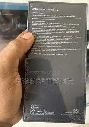 New Samsung Galaxy S20+ 128 GB Black