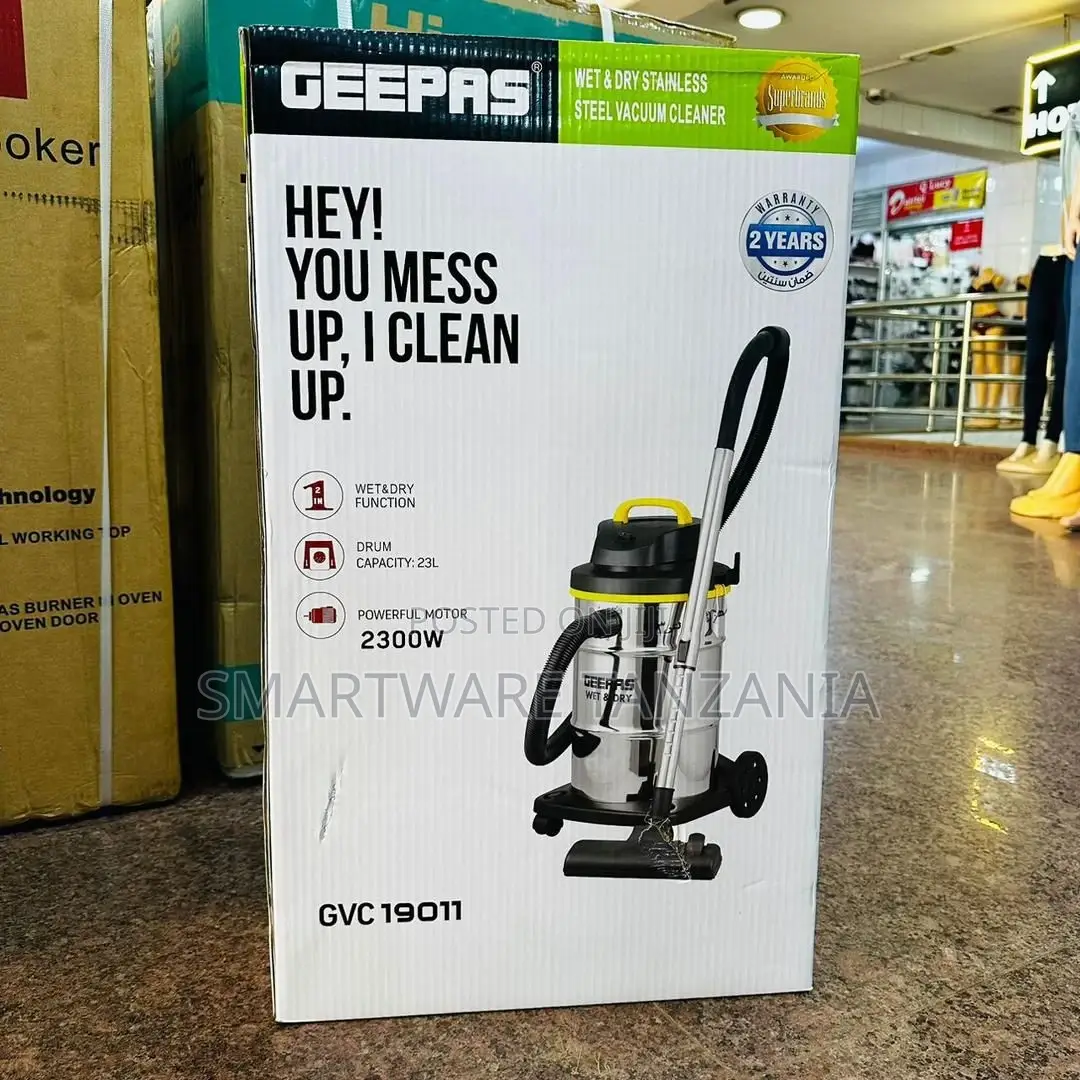 Geepas 30L Drum Tank Blow Wet Dry Vacuum Cleaner - 2300W