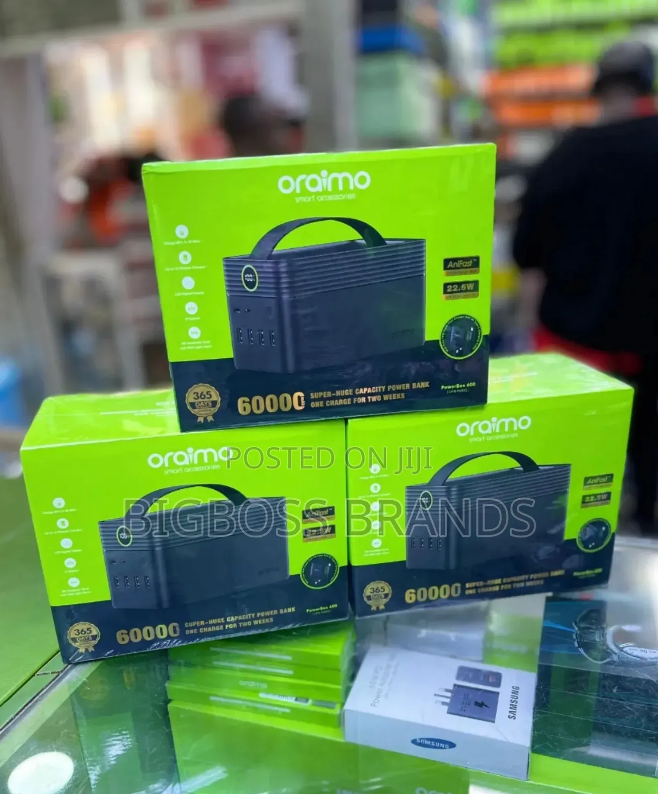 Oraimopower Bank 60000 Mah 22.5 W