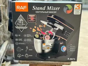 12 Liter Kitchen RAF Stand Mixer 3×1, Black, 1800 WATT