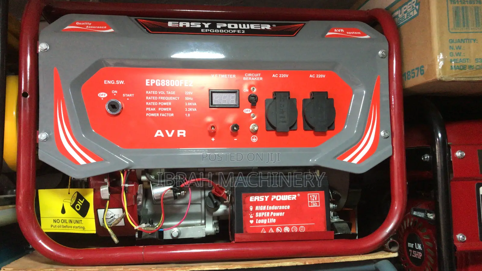 Easy Power Generator Key Start