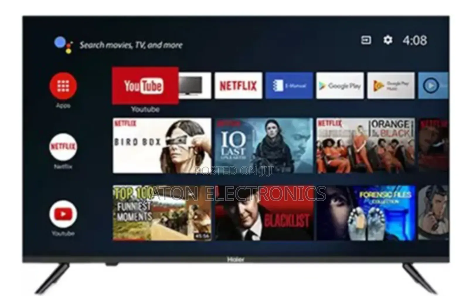 Haier 43 Inches Smart Android Tv