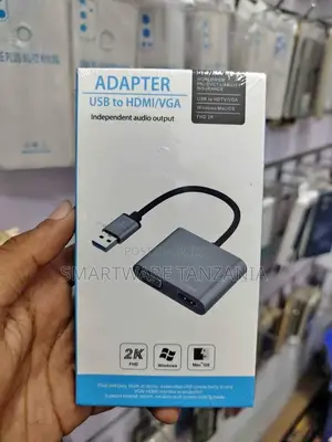 2 In 1 USB 3.0 To HDMI VGA Adapter HDMI VGA Sync Output