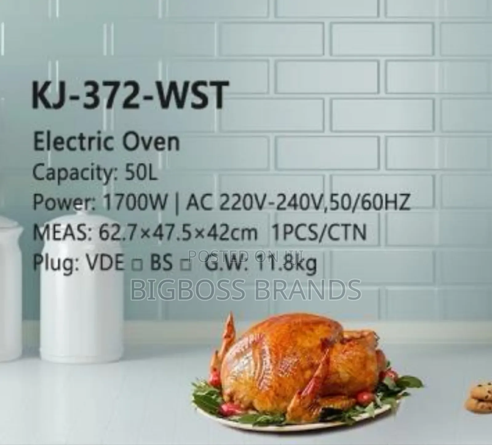 Winning Star Electric Oven 50L