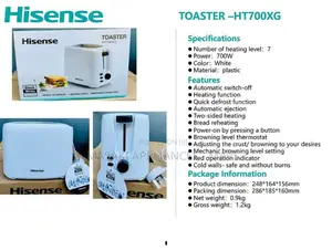 New Hisense Toaster-| Ht700xg