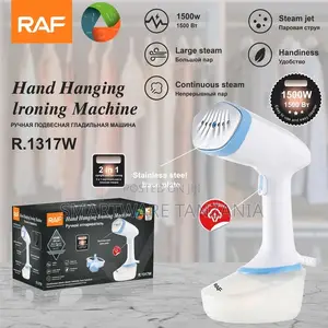 1500W Clothes Steamer, Fast Wrinkle Removal With 400ml Tank