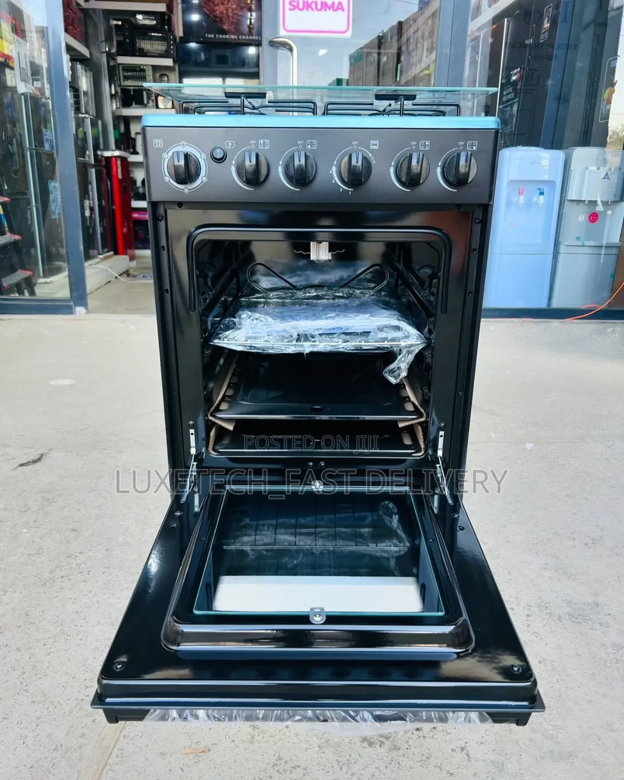 Delta Gas Cooker 4 Burners + Gas Oven 50x50cm