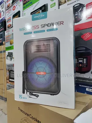 Speaker Ya Matangazo Inch 15 Ya Kuchaji (Wireless Speaker)