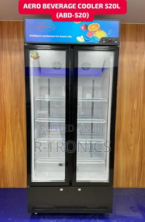 Aero Double Door Beverage Cooler (Showcase) 520 Litres