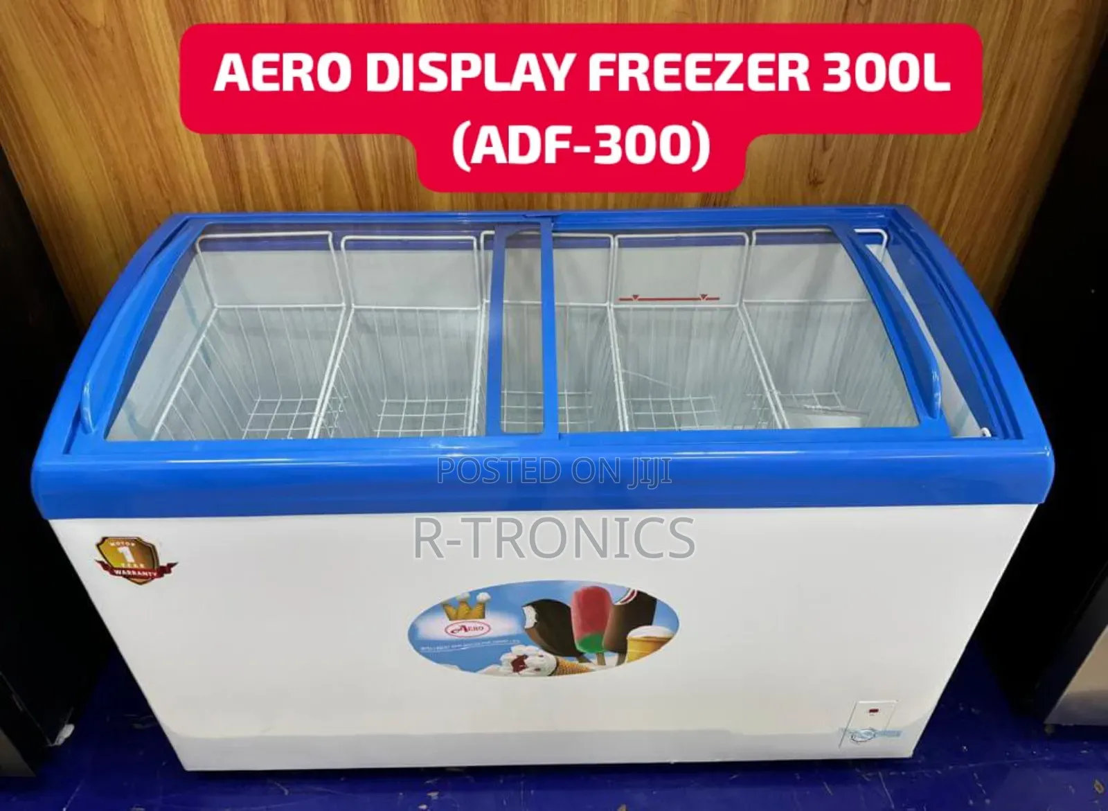 Aero Display Freezer (Showcase) 300 Litres