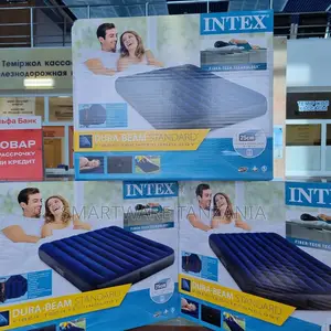Inflatable Air Mattress And Bed For Sleeping And Resting