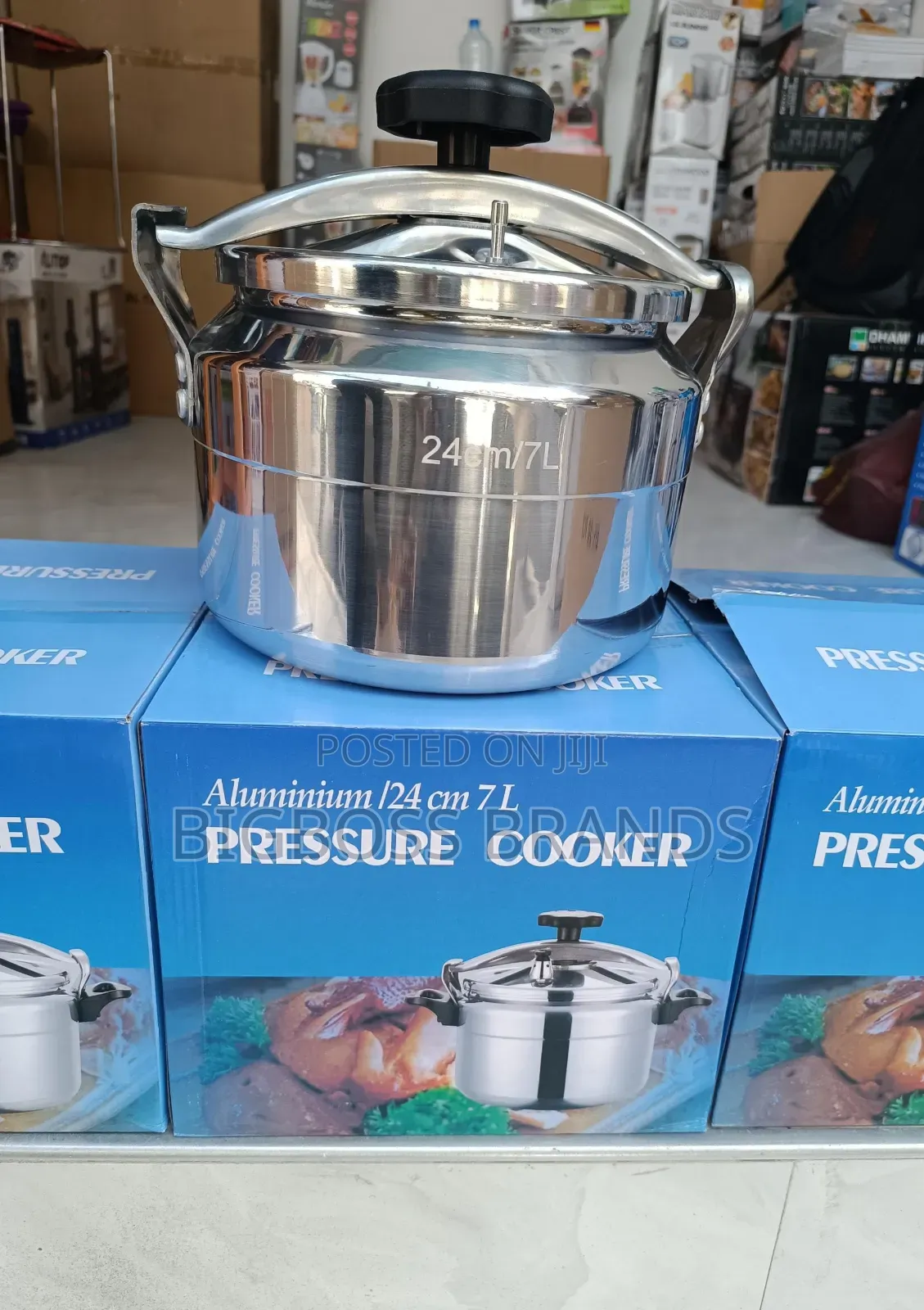 Pressure Cooker Ya Mkaa 7L