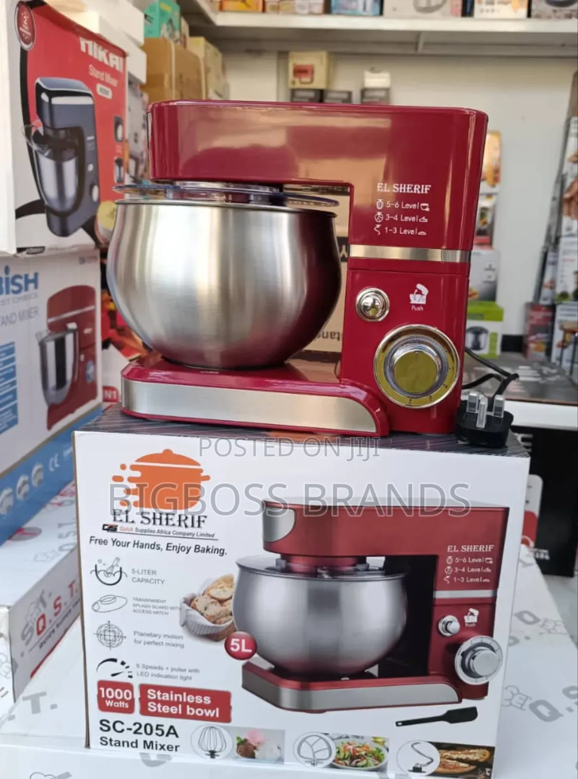 El Sherif Stand Mixer 5L