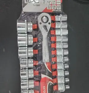 Yato Professional Ratchet Socket Set 1/2” 19 PCS Tools