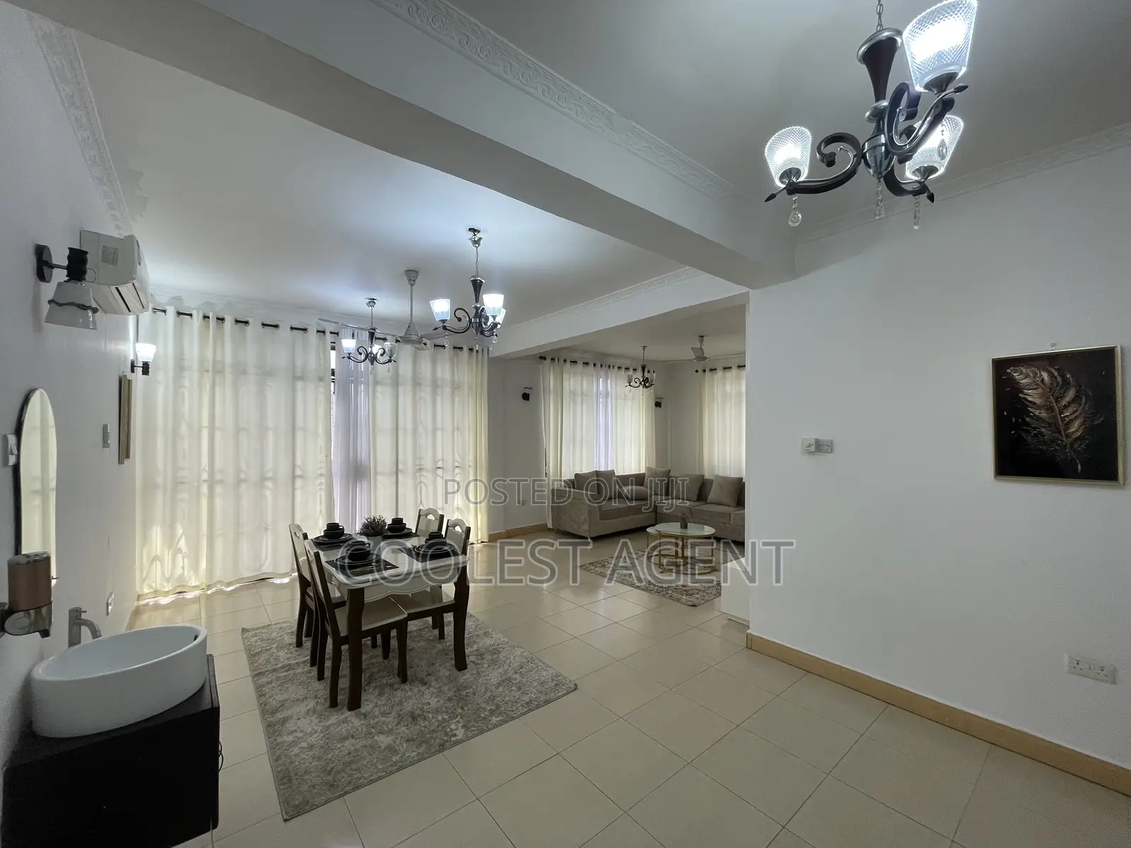 Furnished 2bdrm Apartment in Msasani, Kinondoni for rent