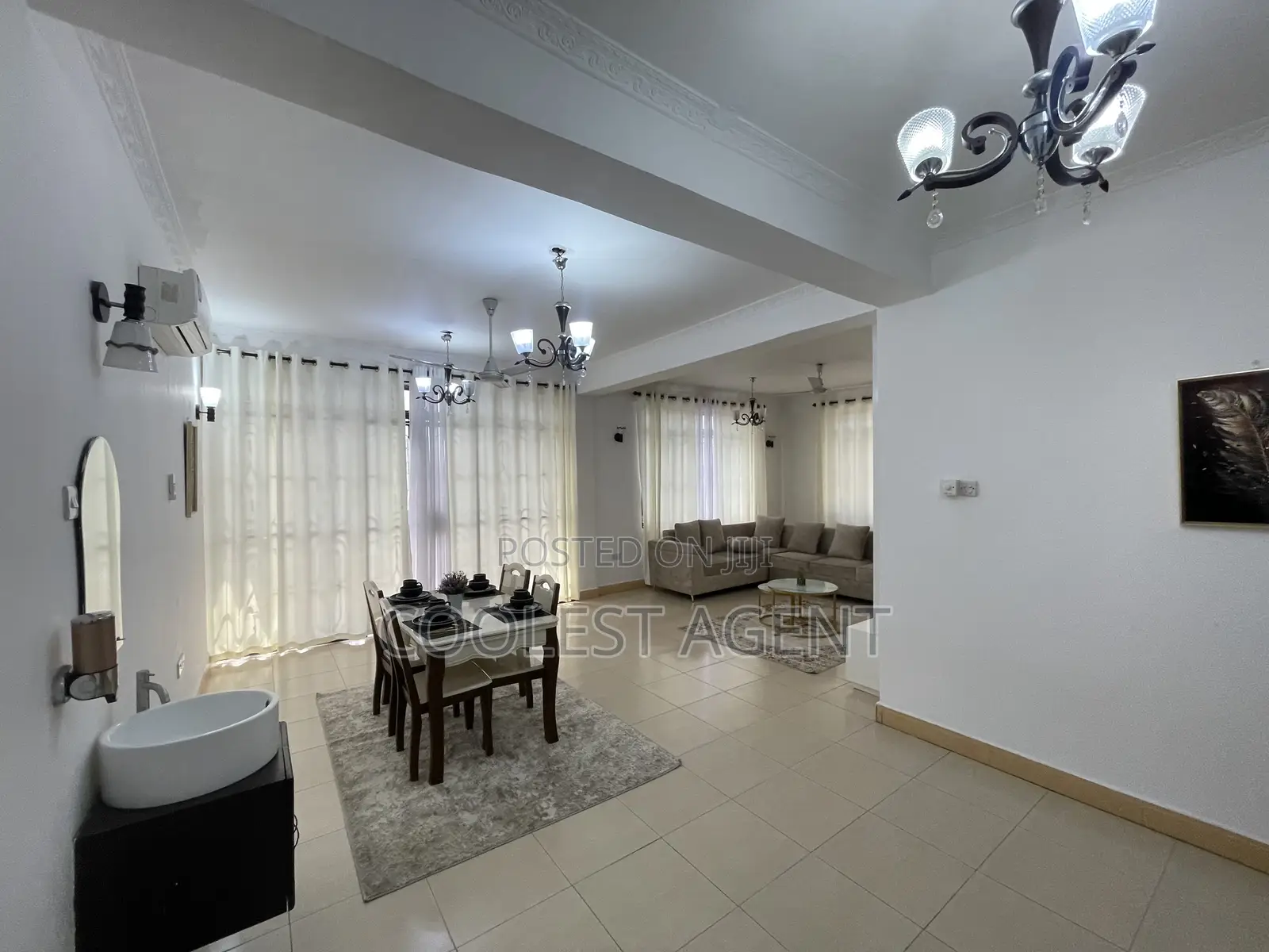 Furnished 2bdrm Apartment in Msasani, Kinondoni for rent