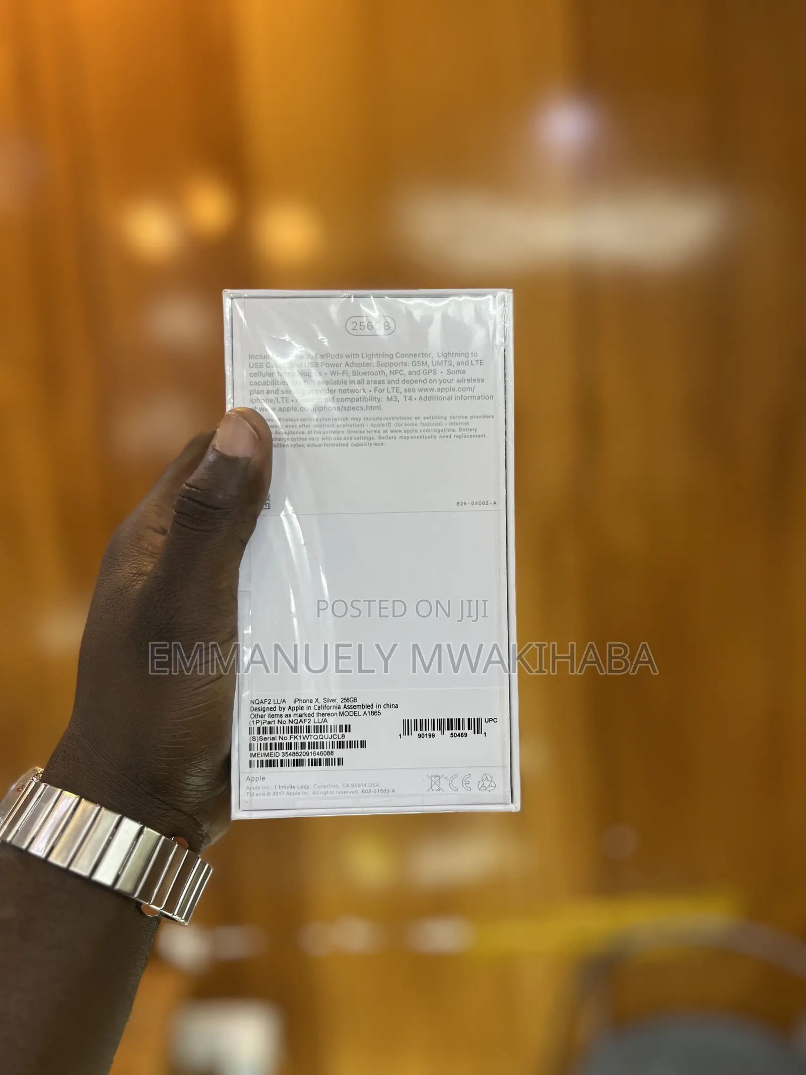 New Apple iPhone X 256 GB White