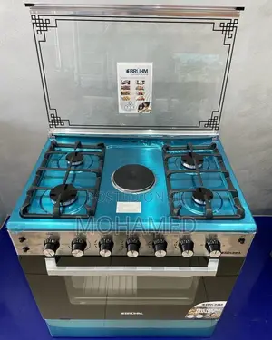 Bruhm 4 Gas Plates 1 Electric Cooker/Jiko