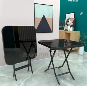 Foldable Table X Two Chairs