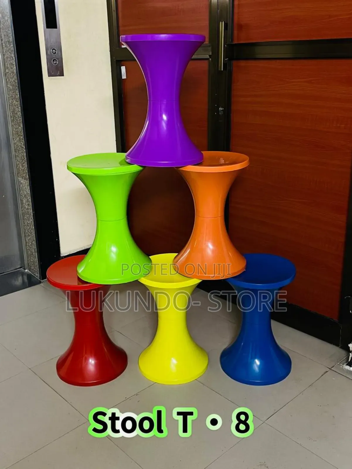 1pc Round Drum Dining Stool Coffee Table