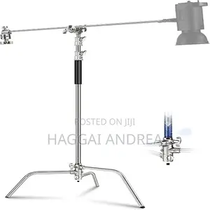 NEEWER C Stand With Boom Arm Pro 100% Stainless Steel, Max H