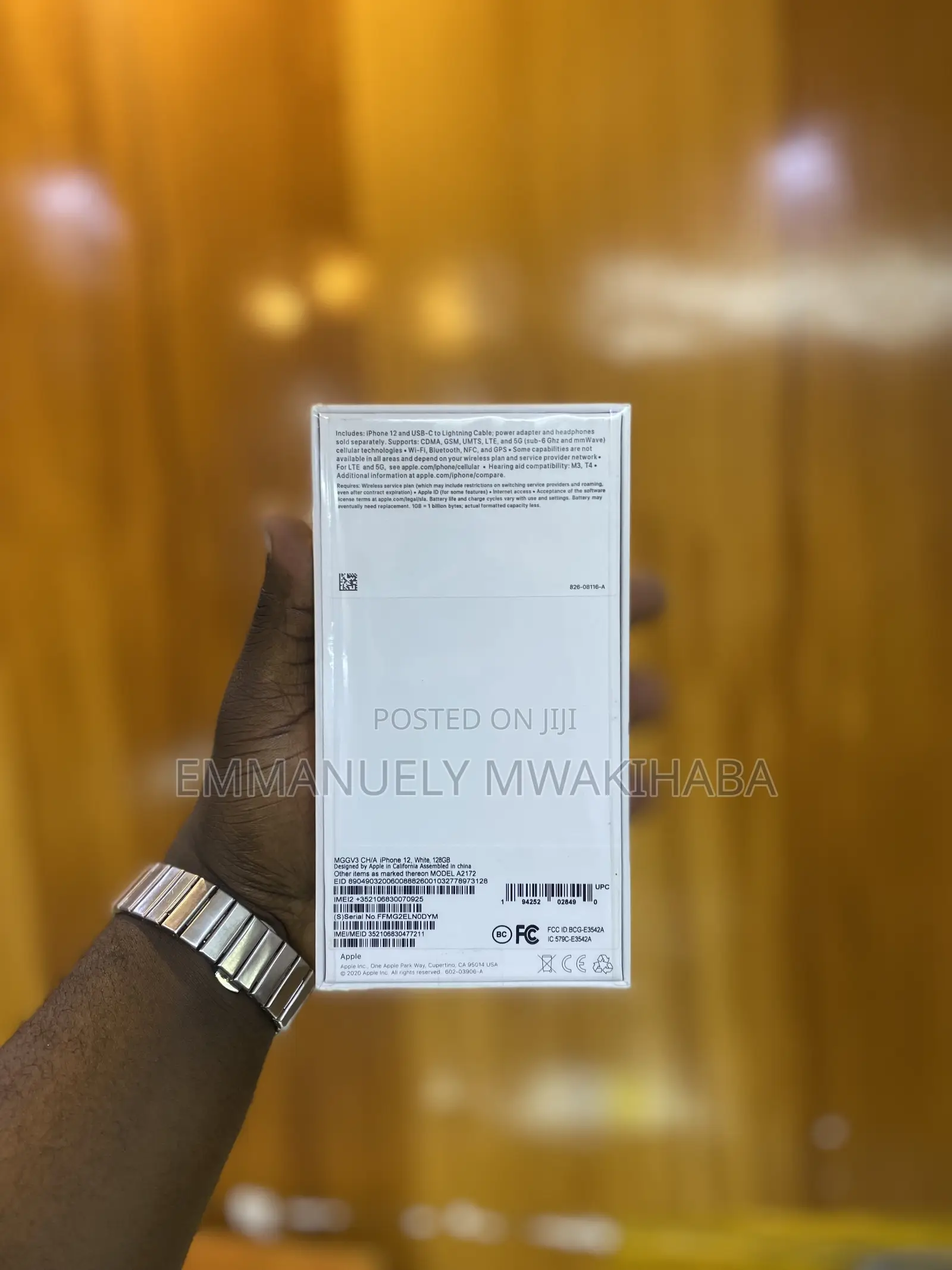 New Apple iPhone 12 128 GB Black