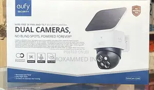 Eufy Wire-free Pan-and-tilt Security Camera Dual Cameras,