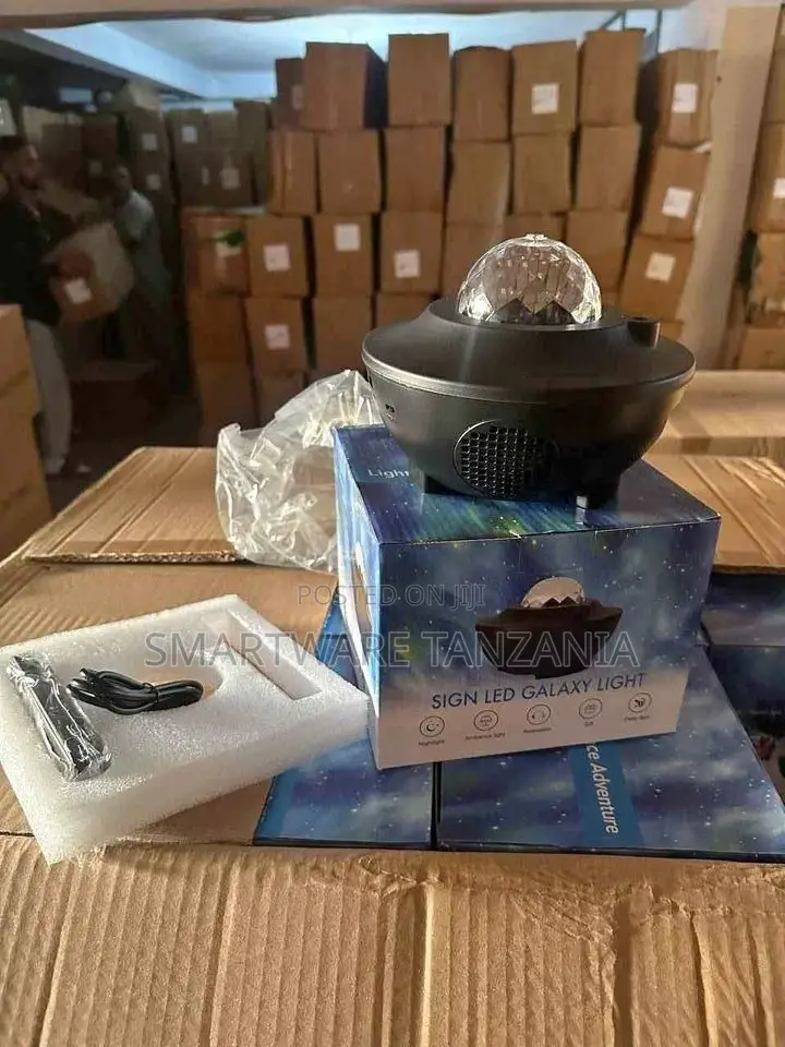 Star Projector Night Light With Bluetooth Music Speaker