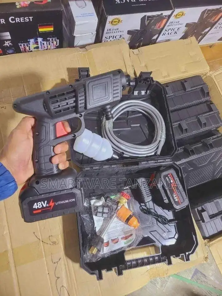 Wireless High Pressure Car Washer With Big 48 Voltage Battry