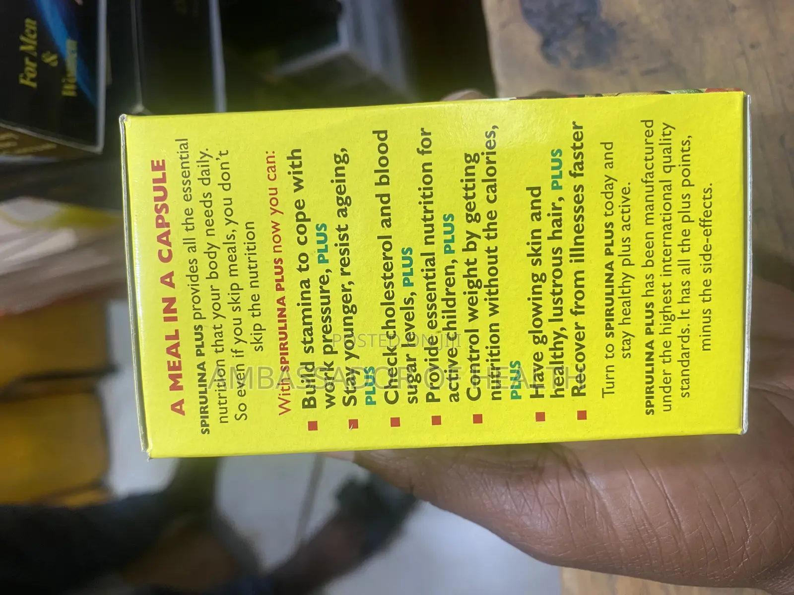 SPIRULINA PLUS Helps to Recover From Illness Faster