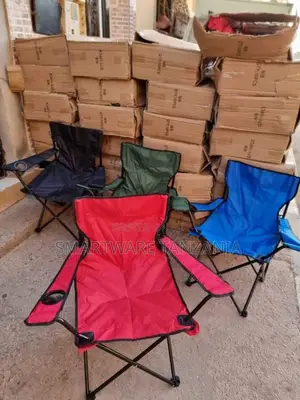 Folding Beach Chair Camping Chair Compact Lumbar Back