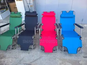 Resting Adjustable Pillow Camping Chair Pool Side Beach