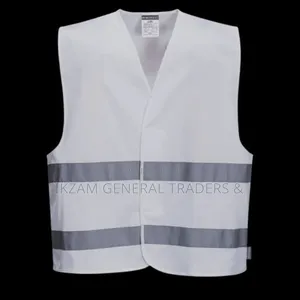 Reflective Vest 2 & 4 Line White