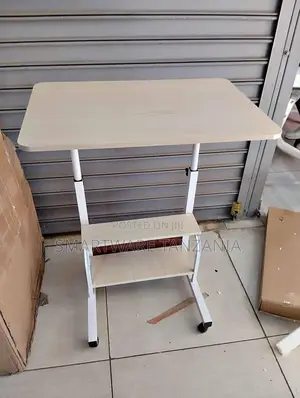 Over Bed Table Adjustable Height C Shaped Side Table Desk