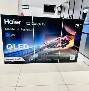 Haier 75 Inch Qled Bezel Less Google Android Smart TV